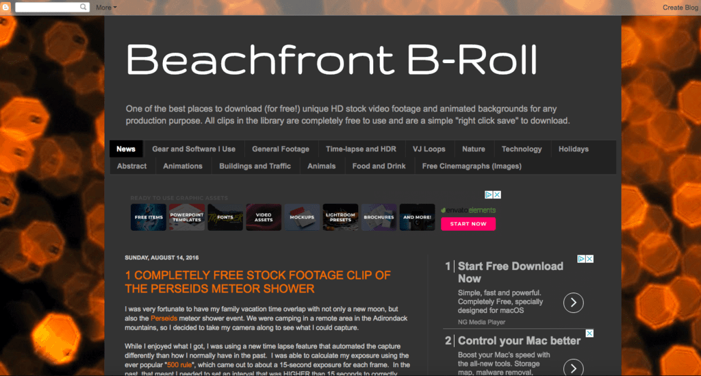 beachfront b-roll