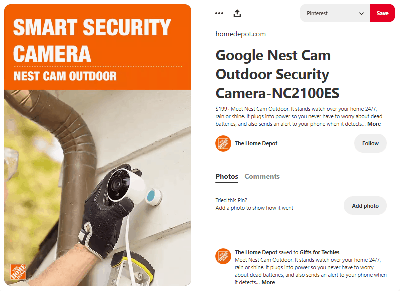 google nest cam