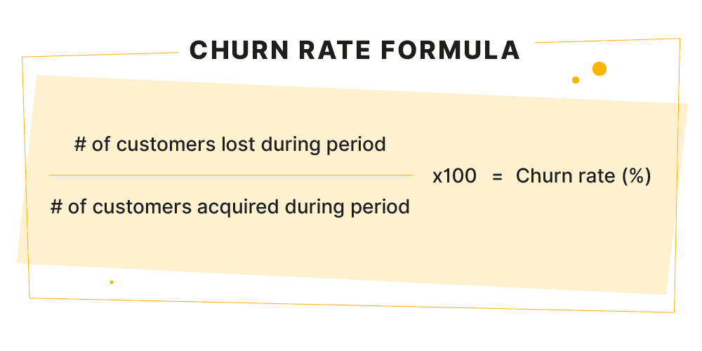 Churn rate formula
