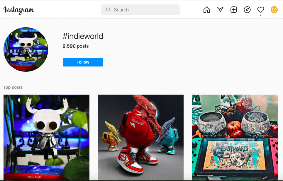 #IndieWorld Instagram posts