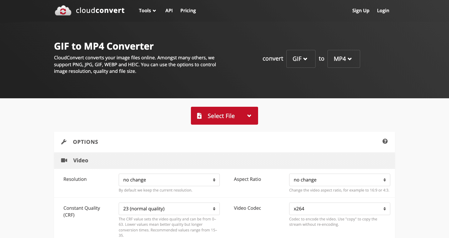 Convert GIF to MP4 with Filestar, Batch Conversion