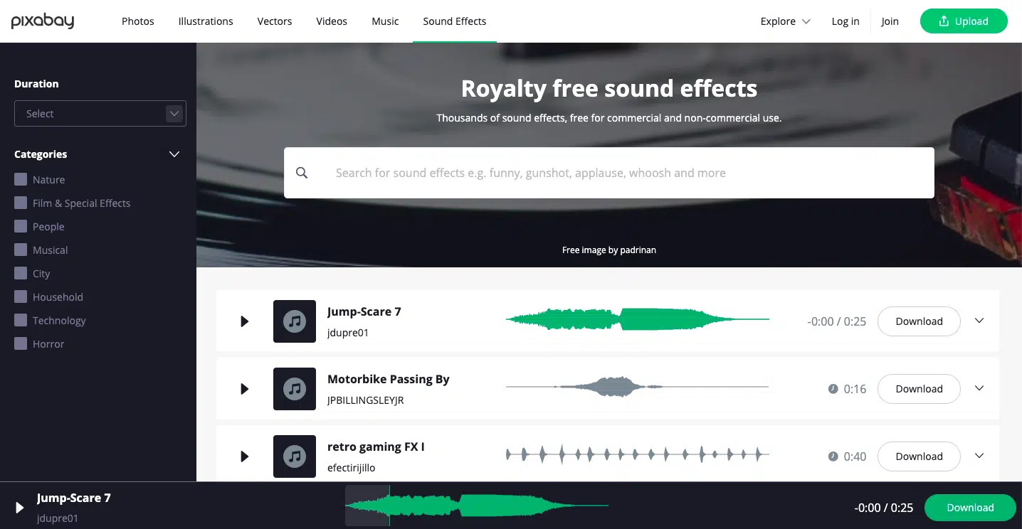 free sound effects software download