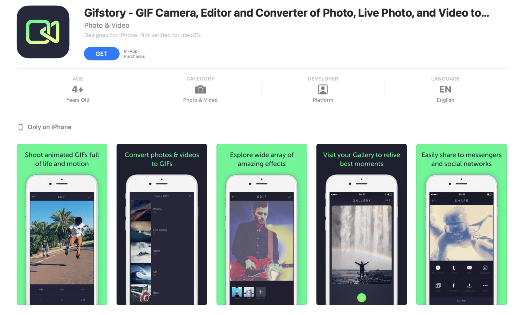 How To Make a GIF With A Video Filter App [iPhone & Android]